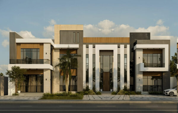 Modern hotel of metro city